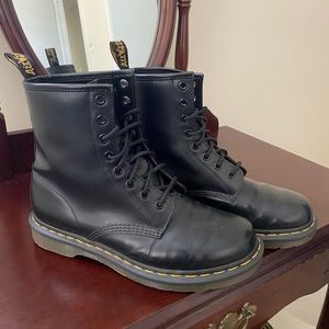 Dr. Martens smooth leather lace up boots